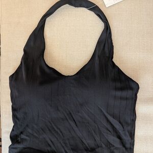Black Halter Top